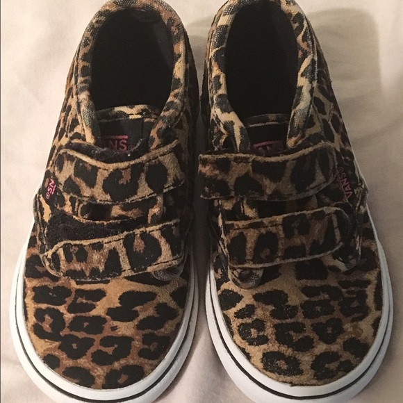 **This item has been sold***Toddler leopard Vans - Picture 1 of 3