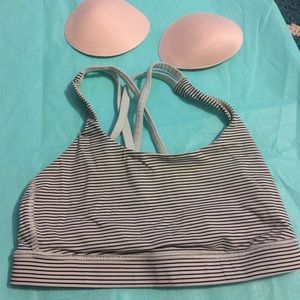 Lululemon sports bra with inserts