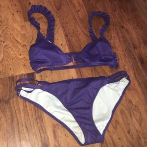 blue Victoria's Secret bikini set