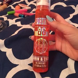 VS Pink mandarin & coconut body mist slightly used