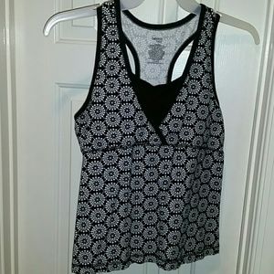 Two athletic tank tops