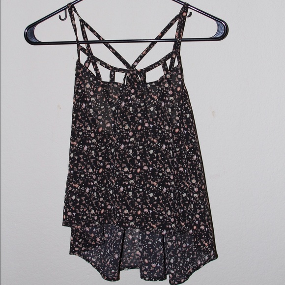 floral crop top
