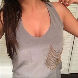 Silk tank top