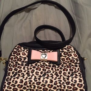 Betsy Johnson Leopard Purse
