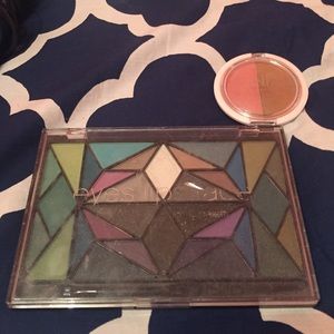 Eyeshadow palette and elf blush/bronzer