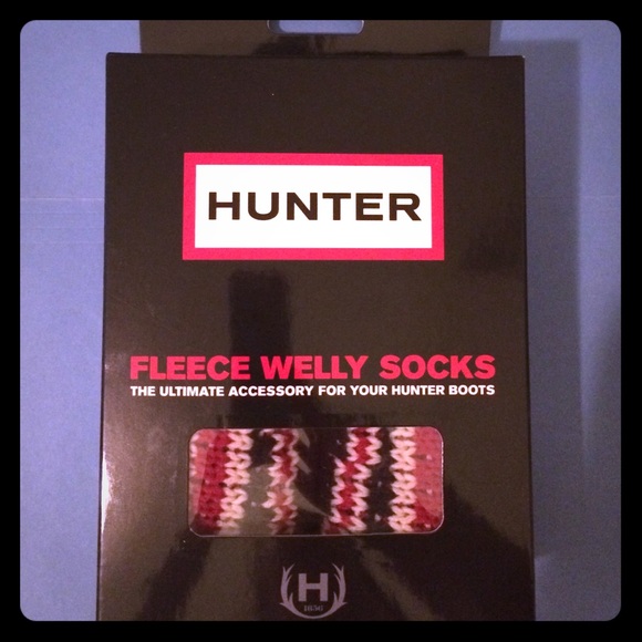 Hunter Union Jack Fleece Welly Socks