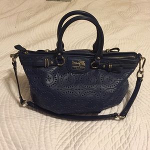 Coach Madison Lace Leather Sophia Satchel