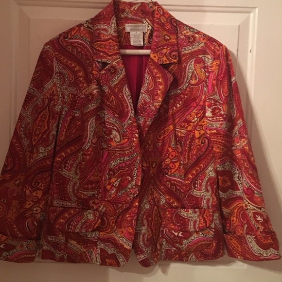 Worthington polishcotton stretch parsley jacket