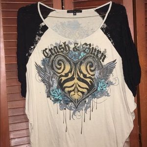Crash & burn shirt. In used condition