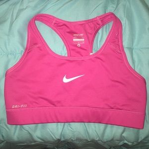 Nike Pro pink sports bra Size Small