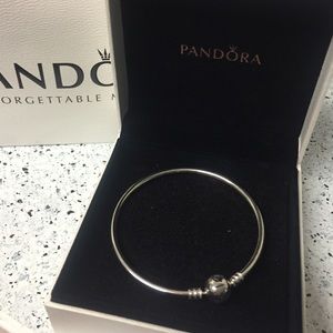 Pandora Bangle Bracelet in Sterling Silver