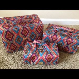 NEW J.M New York cosmetics travel bags.