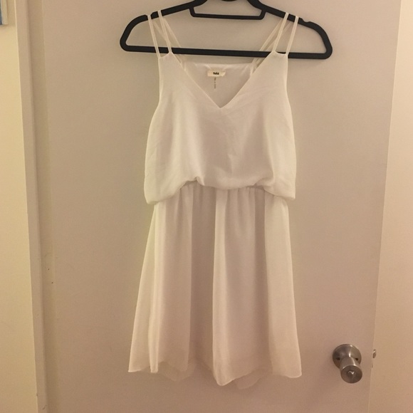 Tobi white chiffon dress