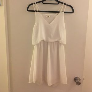 Tobi white chiffon dress