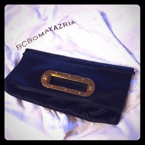 BCBG Maxazria black clutch