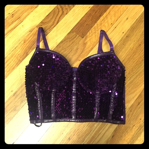 Sequin bustier
