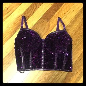 Sequin bustier