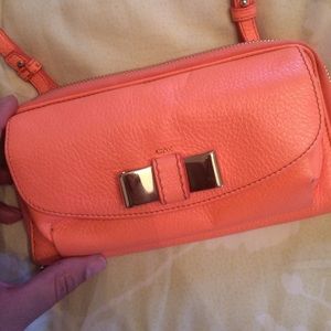 Chloe peach orange bag