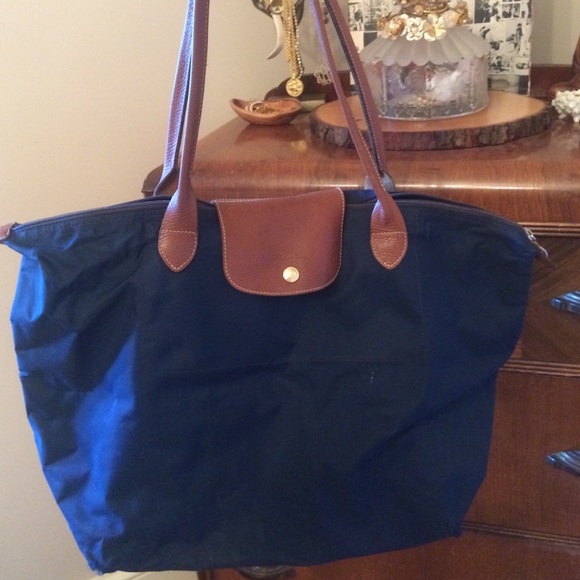 Longchamp navy bag