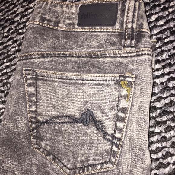 Acid wash dollhouse jeans