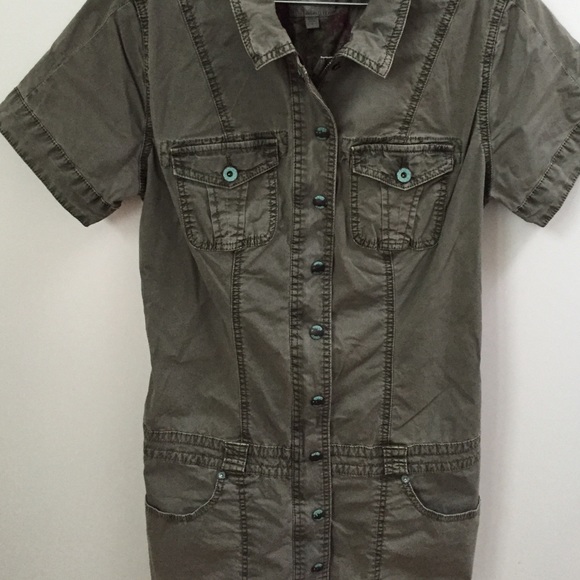 Guess army mini dress