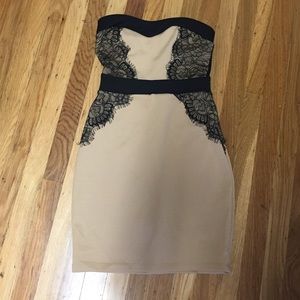 Strapless dress