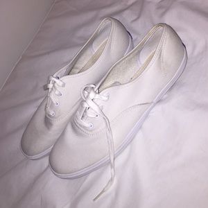 authentic all white Keds