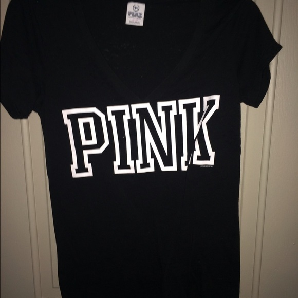 Black pink v neck - Picture 1 of 1