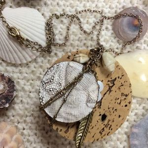 Urban Outfitters Jewelry - 🛍 Seashell Golden Mermaid Medallion Urban Outfitters Jewelry - 🛍 Seashell Golden Mermaid Medallion