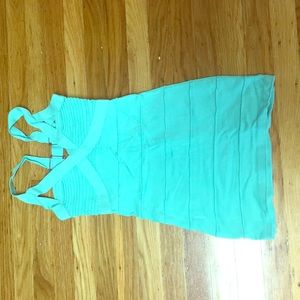 Mint mini dress