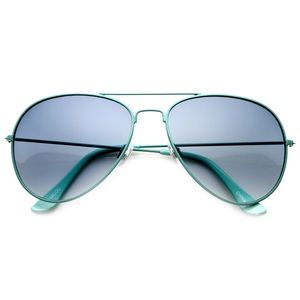 Surf Blue Teal Aviator Sunglasses NWT