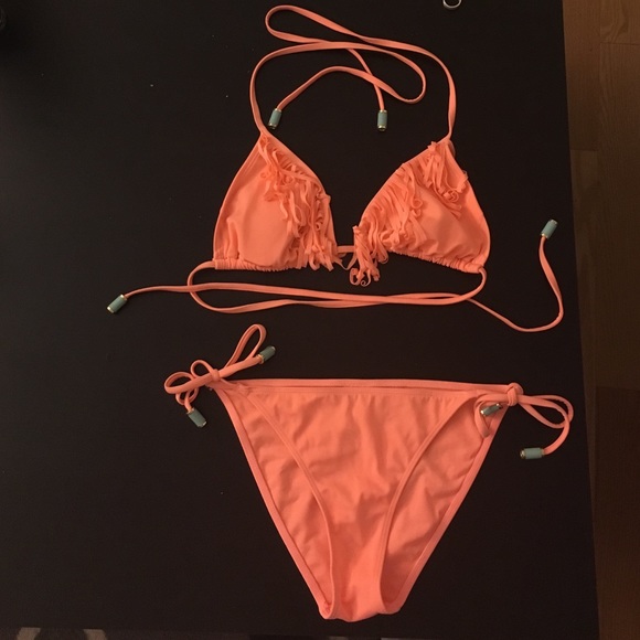 H&M coral bikini