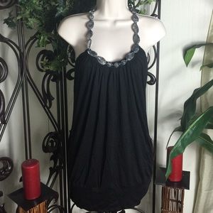 Love culture jeweled neck halter