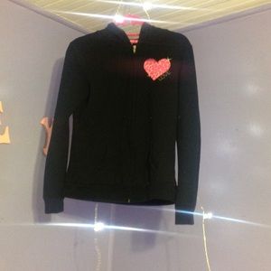 Black and pink 'love' jacket from Hard Candy