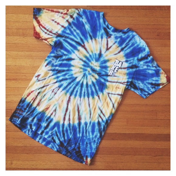 Vintage Tops - Vintage Baker Skateboards Tie Dye Tee