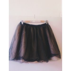 Tulle Mini Skirt