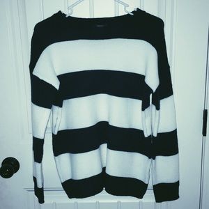 Blue Striped | Oversized Sweater