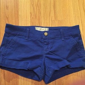 Abercrombie and Fitch royal blue shorts