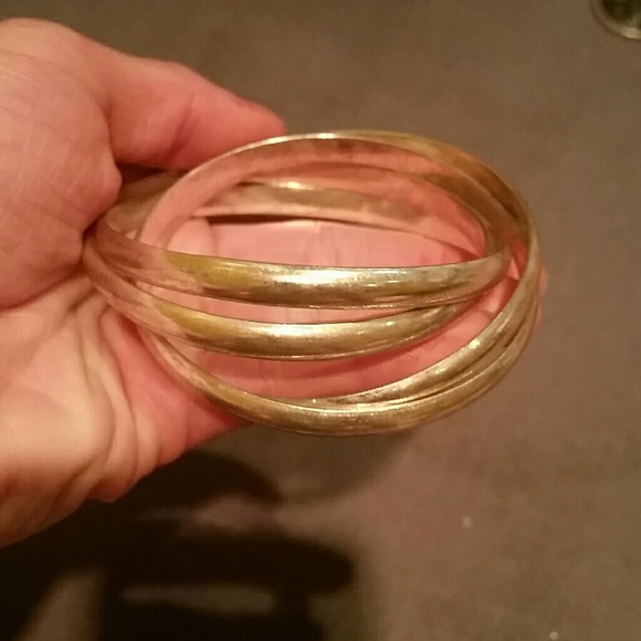 4 intertwined braclets