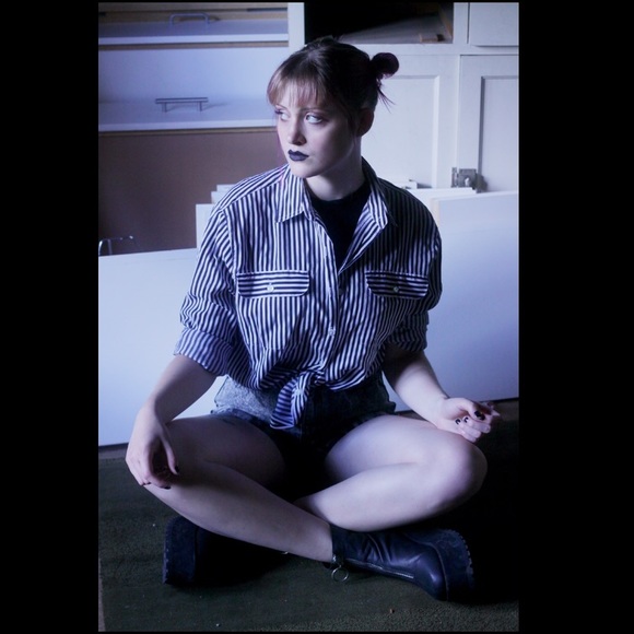 🗝ALICE STUART VINTAGE STRIPED BLOUSE🗝