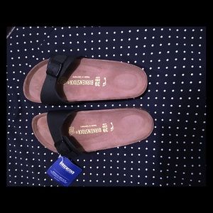 Birkenstock Madrid in black size 39 BNWT