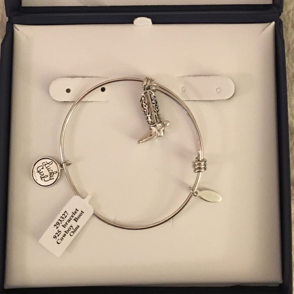 Sterling Silver Cowboy Boot Bracelet
