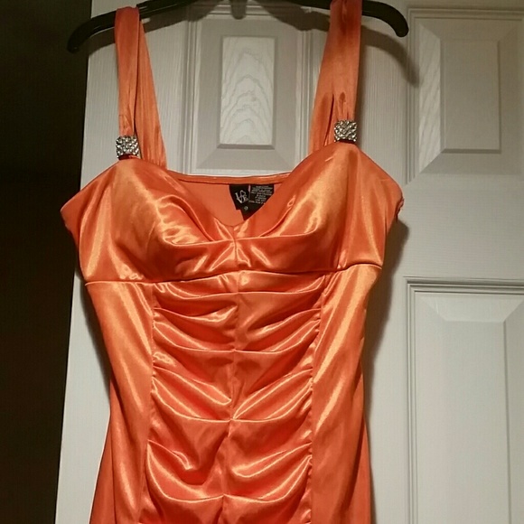 Orange Cocktail dress