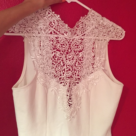 Sweet backless ivory dress-perfect condition