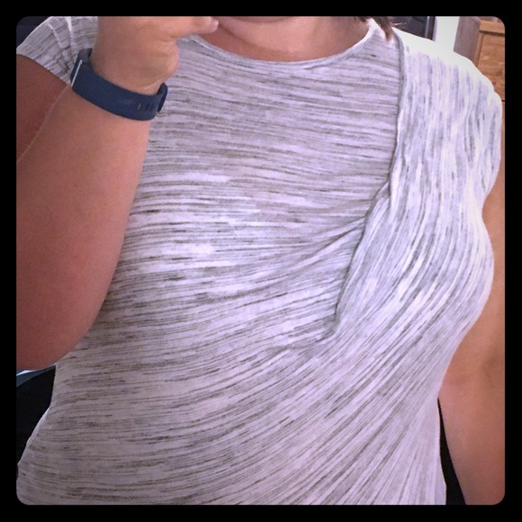 Dressy Shirt With drape in front on right side