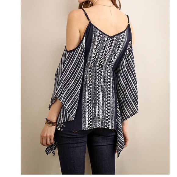 ‼️LAST‼️Kimono Cold Shoulder Top - Picture 5 of 5