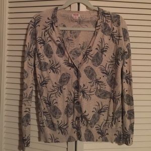 Mossimo Pinapple Cardigan