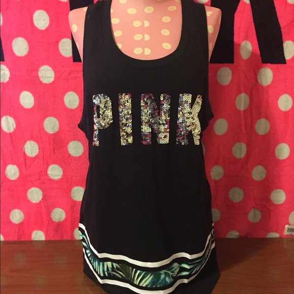 VS PINK BLING TANK NEW - Picture 3 of 4