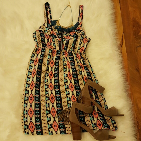 Bongo Aztec Summer Dress