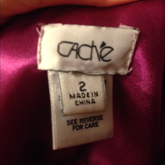 Cache Beaded Evening Gown or Prom Dress. - Picture 4 of 4